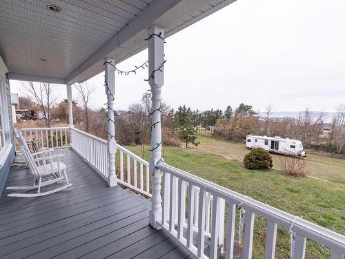 View - 9 Route Lauzier, Kamouraska, QC - Outdoor With Deck Patio Veranda With Exterior