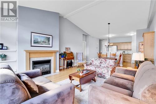 120 Passageway Private, Ottawa, ON - Indoor Photo Showing Living Room With Fireplace