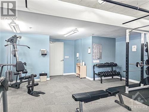 1809 - 179 George Street, Ottawa, ON - Indoor Photo Showing Gym Room