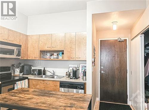 179 George Street Unit#1809, Ottawa, ON - Indoor Photo Showing Kitchen With Double Sink