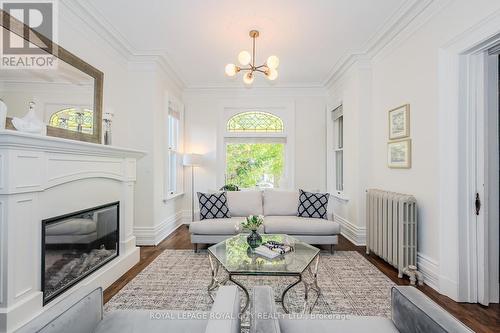 138 Dublin Street N, Guelph, ON - Indoor Photo Showing Living Room With Fireplace