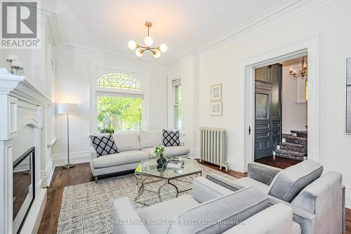 138 Dublin Street N, Guelph, ON - Indoor Photo Showing Living Room With Fireplace