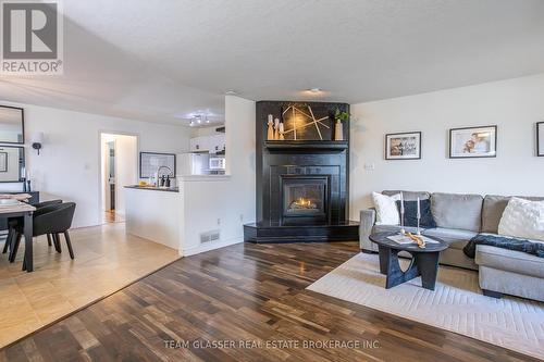 37 Rosethorn Court, St. Thomas, ON - Indoor Photo Showing Living Room With Fireplace