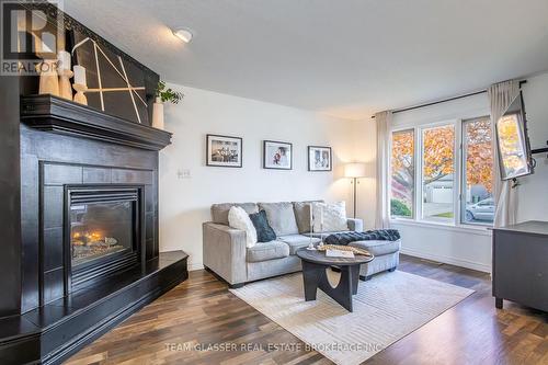 37 Rosethorn Court, St. Thomas, ON - Indoor Photo Showing Living Room With Fireplace