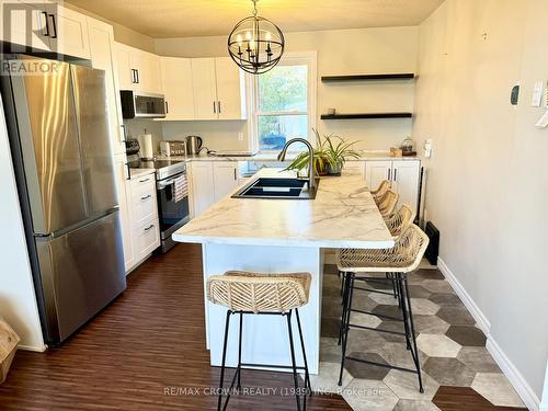 58 Riverside Drive, Kapuskasing, ON - Indoor Photo Showing Kitchen With Double Sink