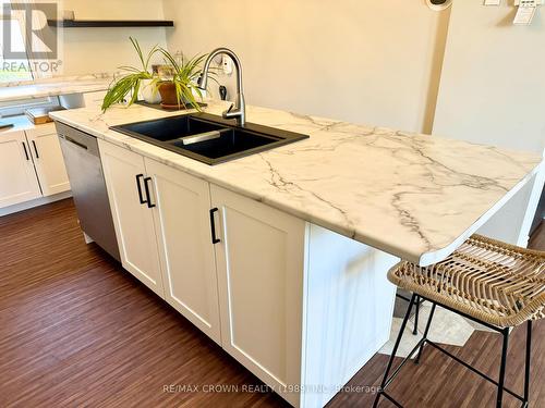 58 Riverside Drive, Kapuskasing, ON - Indoor Photo Showing Kitchen With Double Sink