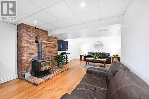 1229 Valens Road S, Hamilton, ON - Indoor Photo Showing Living Room With Fireplace