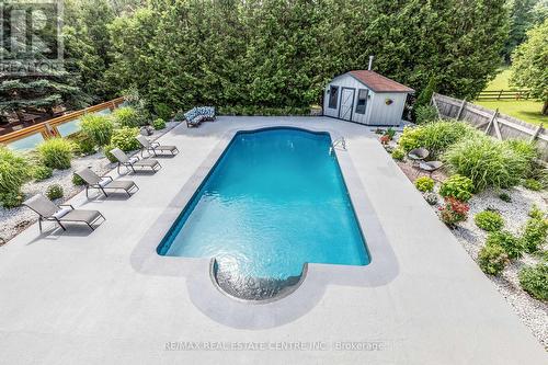 19617 Mountainview Road, Caledon, ON - Outdoor With In Ground Pool With Backyard