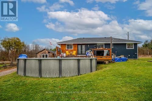 229 Pleasant Point Road, Kawartha Lakes (Lindsay), ON - Outdoor With Above Ground Pool With Deck Patio Veranda