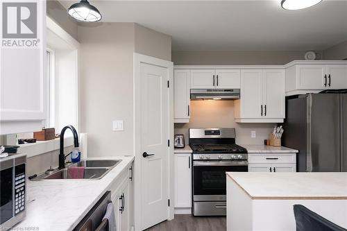 1276 Hart Road, Callander, ON - Indoor Photo Showing Kitchen With Double Sink