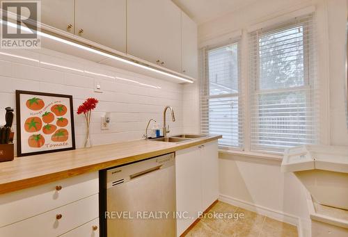 34 Penetang Street, Barrie, ON - Indoor Photo Showing Kitchen With Double Sink