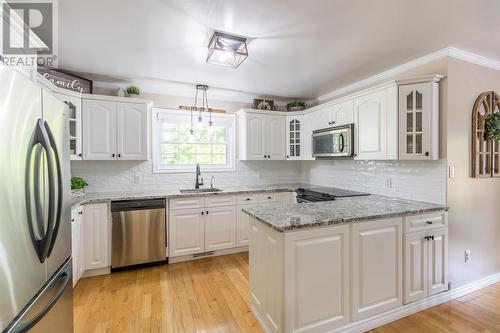 668 Fifth Lin, Sault Ste Marie, ON - Indoor Photo Showing Kitchen With Upgraded Kitchen