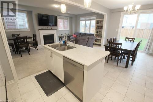 96 Elliot Avenue E, Fergus, ON - Indoor Photo Showing Other Room With Fireplace