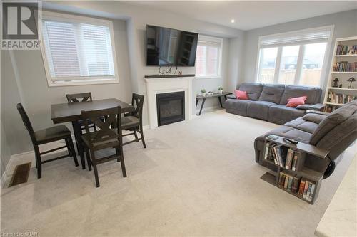 96 Elliot Avenue E, Fergus, ON - Indoor Photo Showing Living Room With Fireplace