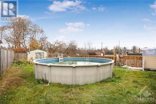 279 Edwards Street, Clarence-Rockland, ON - Outdoor With Above Ground Pool With Backyard