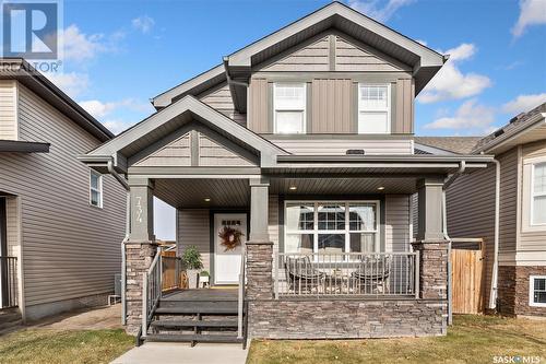 734 Kolynchuk Court, Saskatoon, SK - Outdoor With Deck Patio Veranda With Facade