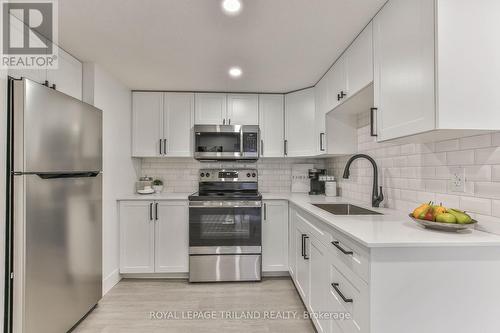 168 Hale Street, London, ON - Indoor Photo Showing Kitchen With Stainless Steel Kitchen With Upgraded Kitchen