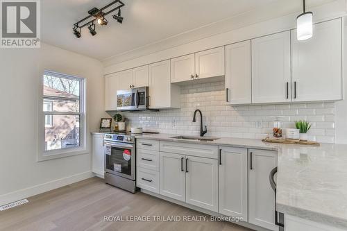 168 Hale Street, London, ON - Indoor Photo Showing Kitchen With Upgraded Kitchen