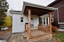 Entrance to property with covered porch - 34 Penetang Street, Barrie, ON 