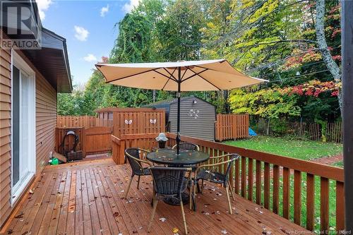 135 Beechwood Crescent, Fredericton, NB - Outdoor With Deck Patio Veranda With Exterior