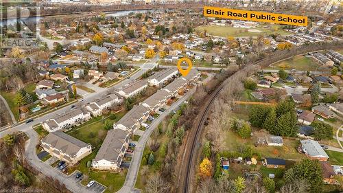 Aerial view with a water view - 169 Bismark Drive Unit# 32, Cambridge, ON - Outdoor With View