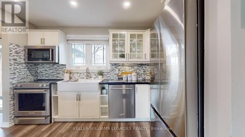 848 Florell Drive, Oshawa, ON - Indoor Photo Showing Kitchen With Stainless Steel Kitchen With Upgraded Kitchen