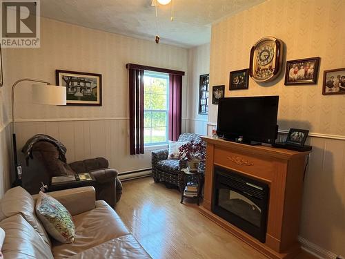 1 Captain Franks Lane, Carbonear, NL - Indoor Photo Showing Living Room With Fireplace