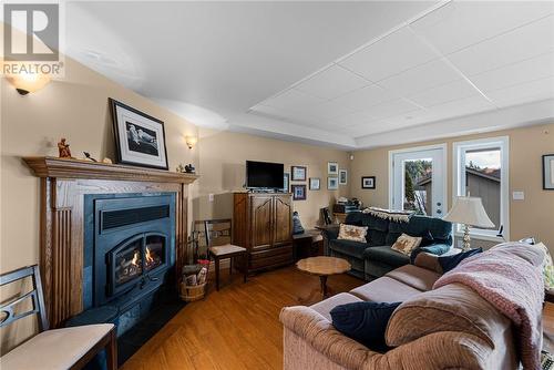 1030 Moxam Landing Road, Greater Sudbury, ON - Indoor Photo Showing Living Room With Fireplace