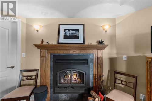 1030 Moxam Landing Road, Greater Sudbury, ON - Indoor Photo Showing Living Room With Fireplace