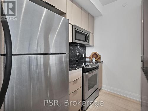 3604 - 56 Annie Craig Drive, Toronto, ON - Indoor Photo Showing Kitchen With Stainless Steel Kitchen