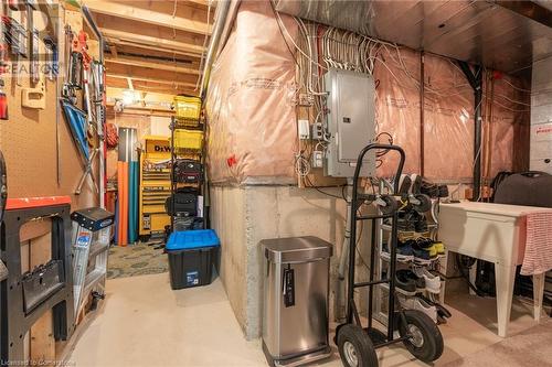 Utility room with electric panel - 5 Twentyplace Boulevard, Mount Hope, ON 