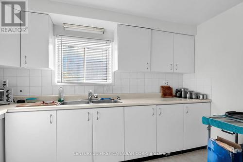 1 Rectory Street, London, ON - Indoor Photo Showing Kitchen With Double Sink