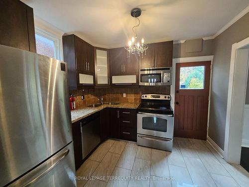 319 Lawrence Ave W, Toronto, ON - Indoor Photo Showing Kitchen With Stainless Steel Kitchen