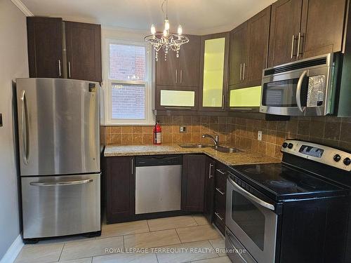 319 Lawrence Ave W, Toronto, ON - Indoor Photo Showing Kitchen With Stainless Steel Kitchen