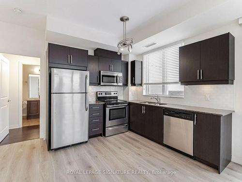 1605-9500 Markham Rd, Markham, ON - Indoor Photo Showing Kitchen With Stainless Steel Kitchen