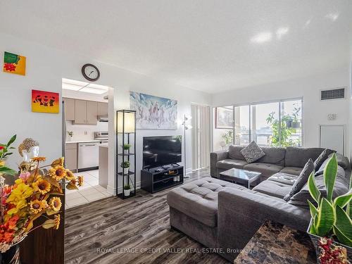 407-135 Hillcrest Ave, Mississauga, ON - Indoor Photo Showing Living Room