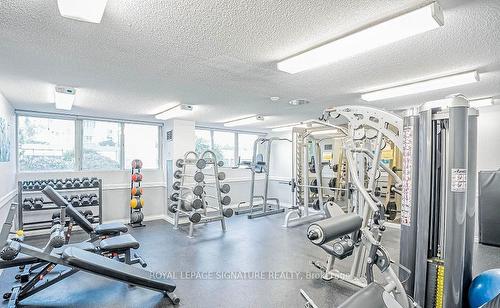 1204-3700 Kaneff Cres, Mississauga, ON - Indoor Photo Showing Gym Room