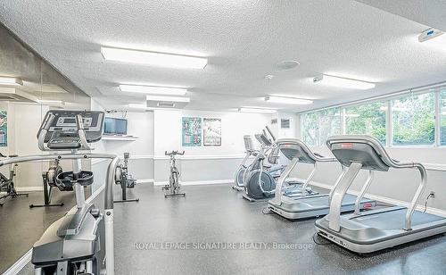 1204-3700 Kaneff Cres, Mississauga, ON - Indoor Photo Showing Gym Room