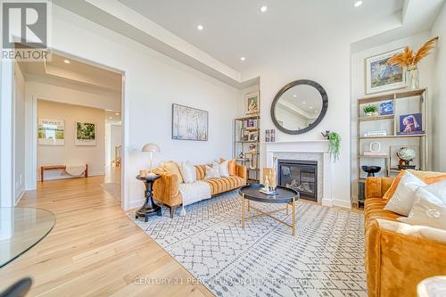 2332 Verne Bowen Street, Oshawa, ON - Indoor Photo Showing Living Room With Fireplace