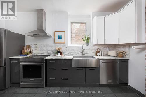 111 Cowan Avenue, Toronto, ON - Indoor Photo Showing Kitchen With Upgraded Kitchen