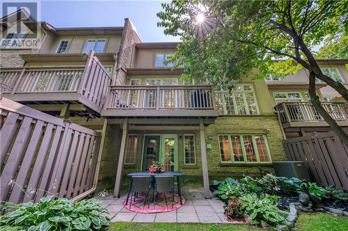 Rear view of house featuring a patio - 2303 Hill Ridge Court Unit# 10, Oakville, ON 