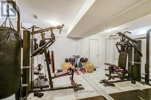 15 Lady Bianca Court, Vaughan, ON - Indoor Photo Showing Gym Room