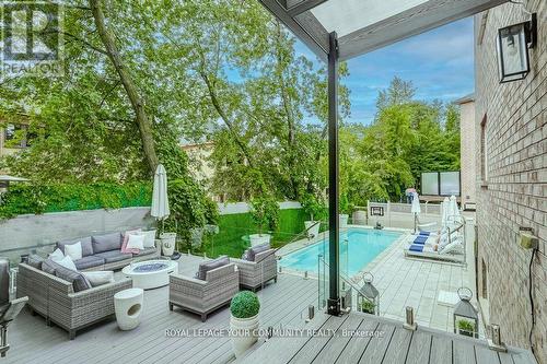 15 Lady Bianca Court, Vaughan, ON - Outdoor With In Ground Pool With Deck Patio Veranda With Exterior