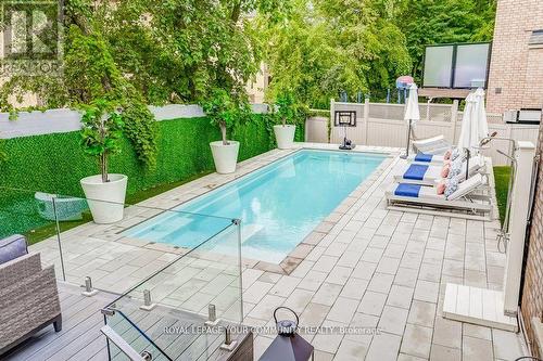 15 Lady Bianca Court, Vaughan, ON - Outdoor With In Ground Pool With Deck Patio Veranda