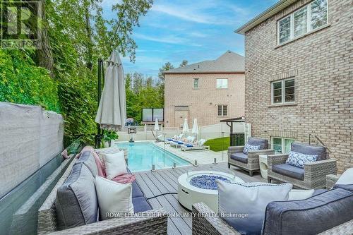 15 Lady Bianca Court, Vaughan, ON - Outdoor With In Ground Pool With Deck Patio Veranda With Exterior