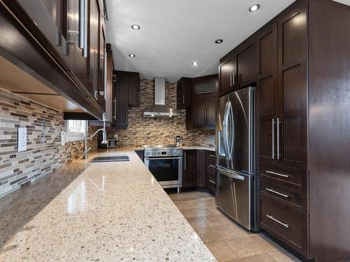 Cuisine - 1580 Rue Pinard, Longueuil (Saint-Hubert), QC - Indoor Photo Showing Kitchen With Double Sink With Upgraded Kitchen