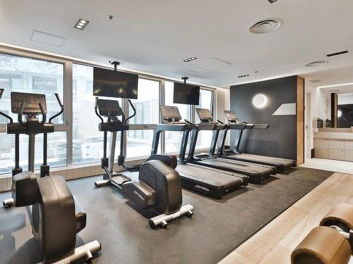 Exercise room - 652-101 Rue Peel, Montréal (Le Sud-Ouest), QC - Indoor Photo Showing Gym Room