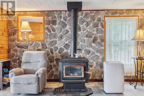 25 Cedarview Drive, Kawartha Lakes, ON - Indoor Photo Showing Living Room With Fireplace