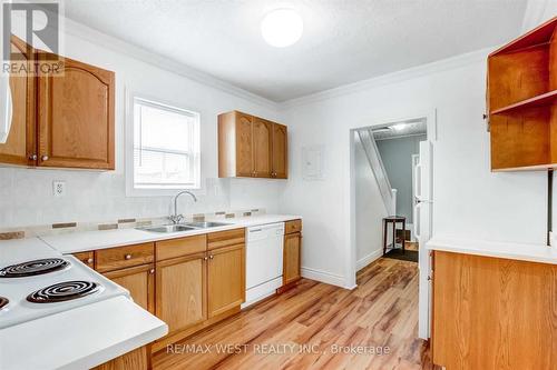 Upper - 14 Fitzgerald Street, St. Catharines, ON - Indoor Photo Showing Kitchen With Double Sink