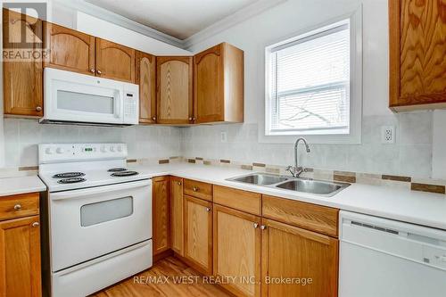 Upper - 14 Fitzgerald Street, St. Catharines, ON - Indoor Photo Showing Kitchen With Double Sink